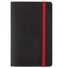 Oxford Notebook - Soft Case - Lined - A6 - Black/Red