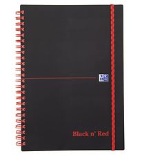 Oxford Carnet - Spiral - Doubl - A5 - Noir/Rouge