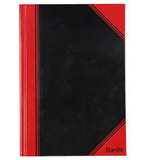 Bantex Carnet - Doubl - A5 - Noir/Rouge