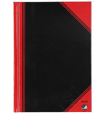 Bantex Carnet - Doubl - A6 - Noir/Rouge