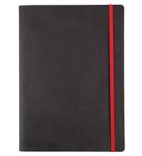 Oxford Notitieboekje - Soft Cover - Gevoerd - B5 - Zwart/Rood