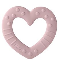 Bibs Bitring - Heart - Rosa Plum