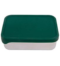 Petit Monkey Bote  Repas - Riley - Inox Steel - Pin Green