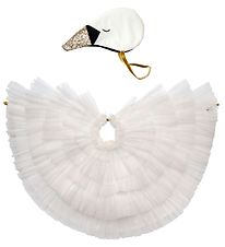 Meri Meri Costumes - Cape et chapeau de cygne - Blanc