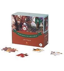 Fabelab Puzzle Game - 50 Bricks - Four Seasons - Autumn