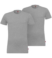 Levi's T-Shirt - Crew Neck - 2-pack - Midden Grey Melange