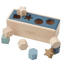 Liewood Shape Sorter - Midas - Whale Blue Multi Mix