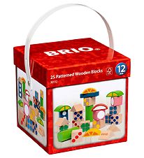 BRIO Blocs de Construction av. Motif - 25 Parties - Multicolore