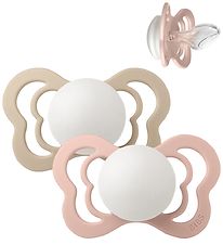 Bibs Couture Glow Dummies - Size 2 - Silicone - Blush/Vanilla Ni