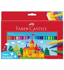 Faber-Castell Markers - Kids - 50 pcs - Multicolour