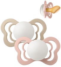 Bibs Couture Glow Dummies - Size 2 - Natural Rubber - Blush/Vani