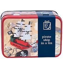 Gift In A Tin Bouwwerf Speelset - Bouwen - Pirate Ship In een Ti