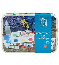 Gift In A Tin Kreativset - Basteln - Watercolour Set On The Go