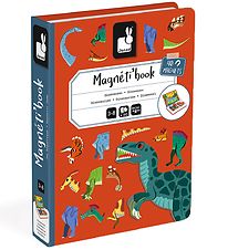 Janod Magnet Book - 50 Parts - Dinosaurs