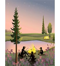 Vissevasse Poster - 50x70 cm - Campfire