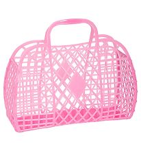Sun Jellies Little Folding Basket - Retro - 26x21x12 cm - Neon P