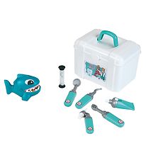 Klein Zahnarzt Set - Spielzeug - 9 Teile - Wei/Blau
