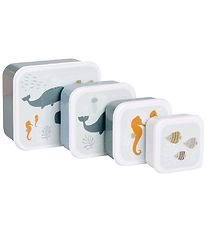 A Little Lovely Company Nestisboxa sett - 4 Stk. - Ocean