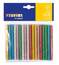 Playbox limstift fr limpistol - 18 st. - 7 mm - Glitter