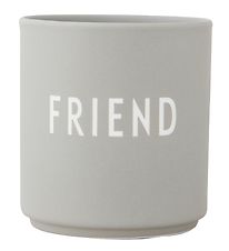 Design Letters Cup - Favorite Cup - Friend - Grey