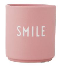 Design Letters Cup - Favorite Cup - Smile - Pink