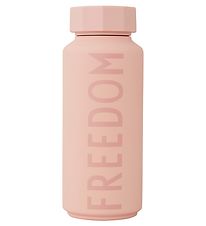 Design Letters Thermosflasche - Freedom - 500 ml - Puderpink