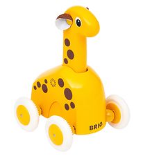 BRIO Spielzeug zum Schieben - Giraffe - Gelb 30229