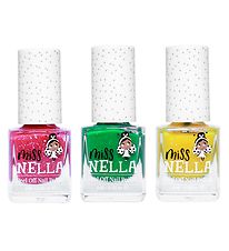Miss Nella Nail Polish - 3-Pack - Kiss The Frog/Honey Twinkles/S
