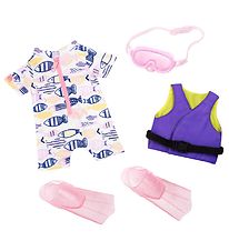 Our Generation Doll Clothes - Swimsuit With Diving Mask