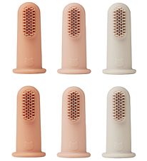 Liewood Finger Toothbrush - 6 pcs - Silicone - Rose Mu