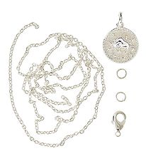 Me&My BOX Necklace w. Zodiac Signs - TYR - Silver Plated