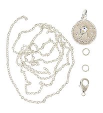 Me&My BOX Necklace w. Zodiac Sign - Aquarius - Silver Plated