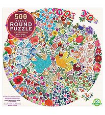 Eeboo Puzzel - 500 Bakstenen - Blue Bird & Yellow Bird