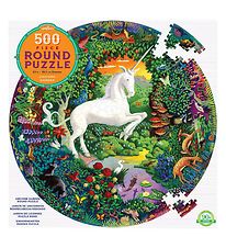 Eeboo Puzzel - 500 Bakstenen - Unicorn Garden