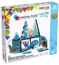 Magna-Tiles Ensemble d'aimants - 25 Parties - Animaux arctiques