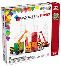 Magna-Tiles Magnetsats - 32 Delar - Byggare