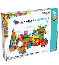 Magna-Tiles Magneetset - 110 Onderdelen - Metropool