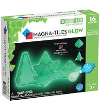 Magna-Tiles Magnet set - 16 Parts - Glow