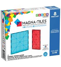 Magna-Tiles Magnet Erweiterungsset - 8 Teile - Rechtecke