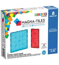 Magna-Tiles Magnet Expansion Set - 8 Parts - Rectangles