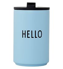 Design Letters Thermo Cup - Hello - Blue