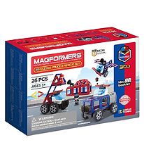 Magformers Incroyable Police Canard Sauvetage Set - 26 Parties