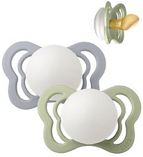 Bibs Couture Glow Schnuller - Gr. 1 - Naturgummi - Sage/Cloud Ni