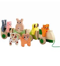 Djeco Activity Train Train - Wood - Farm Animals
