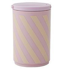 Design Letters Becher m. Strohhalme - Kids - 330 ml - Lavendel S