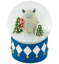 Fabelab Snow Globe - D: 10 cm - Yeti - Regal Blue