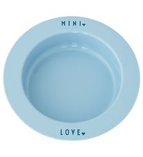 Design Letters Profond Assiette - Mini Favoris - Light Blue