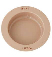 Design Letters Deep Plate - Mini Favorite - Beige