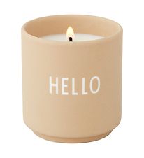 Design Letters Scented Candles - 75 g - Beige