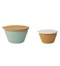 Liewood Bowls - 2-Pack - Dale - Golden Caramel Multi Mix